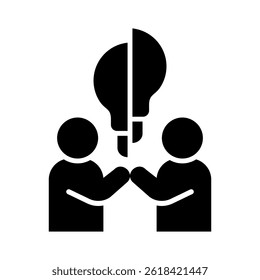 Collaboration Icon Element For Design