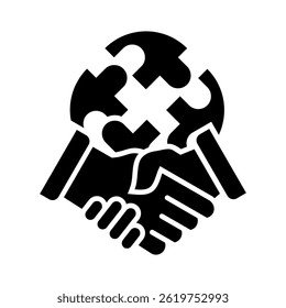 Collaboration Icon Element For Design