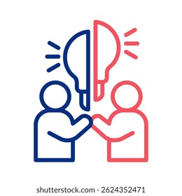 Collaboration Icon Element For Design