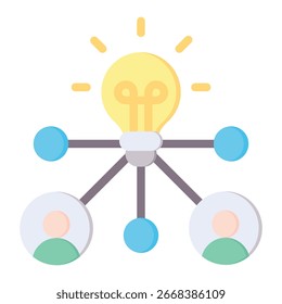 Collaboration Icon-Element für Design