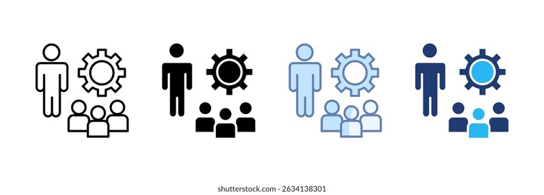 Collaboration Icon Set Multiple Style Collection