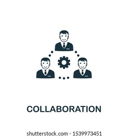 Collaboration icon. Simple element from business administration icons collection. Creative Collaboration icon ui, ux, apps, software and infographics.