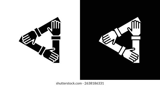 Collaboration icon symbols. Vector illustration.