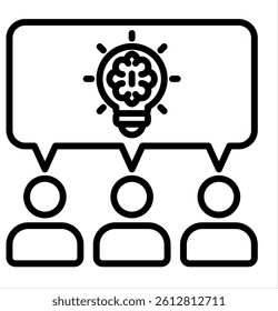 collaboration icon vector concept illustration
