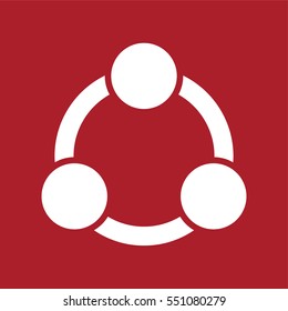 Collaboration icon . Vector illustration