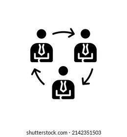 collaboration icon in vector. logotype