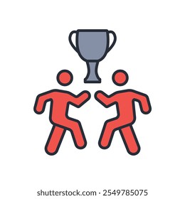 Collaboration icon. vector.Editable stroke.linear style sign for use web design,logo.Symbol illustration.
