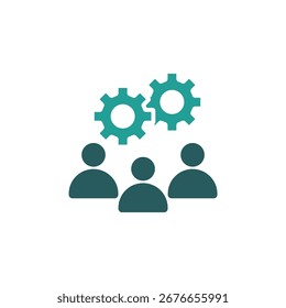 collaboration icon. vector.Editable stroke.linear style sign for use web design,logo.Symbol illustration.