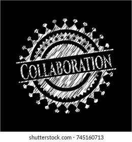 Collaboration on chalkboard