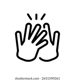 collaboration outline icon vector design good for web or mobile app