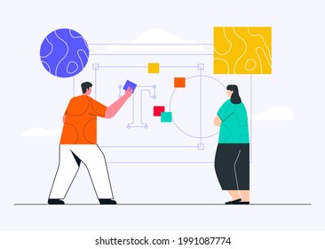 Collaboration and Partners Vector Illustration
