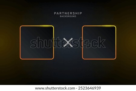 Collaboration or Partnership Background design