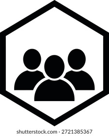 Logotipo de colaboração e interação social