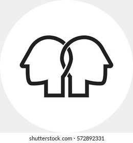 Collaboration symbol icon
