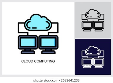 Collaboration Tools icon Multi Style Vector Illustration