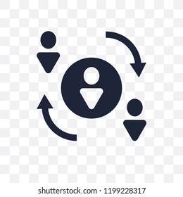 Collaboration transparent icon. Collaboration symbol design from Strategy collection. Simple element vector illustration on transparent background.