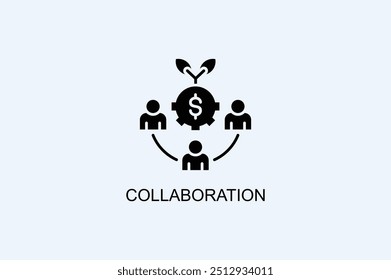 Icono De Vector De Colaboración O Ilustración De Logo