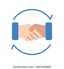 Vector de colaboración para el éxito del proyecto de Equipo, ilustración de coworking, Asistencia mutua y sinergia empresarial