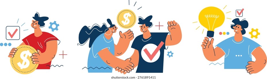Collaborative innovation and cryptocurrency teamwork for modern solutions