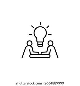 Collaborative Innovation Session With Sparking Ideas Among Business Professionals