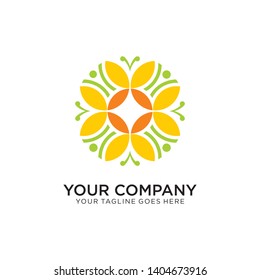 Collaborative logo design from butterfly