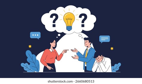 Collaborative problem solving and brainstorming for innovative business solutions and strategic planning