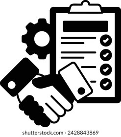 Collaborative problem-solving vector design, self improvement at workplace Symbol, business motivation Sign goal-directed behavior stock, Joining Puzzle pieces symbolized breakthrough solution concept