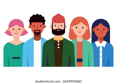 Equipe colaborativa de adultos profissionais