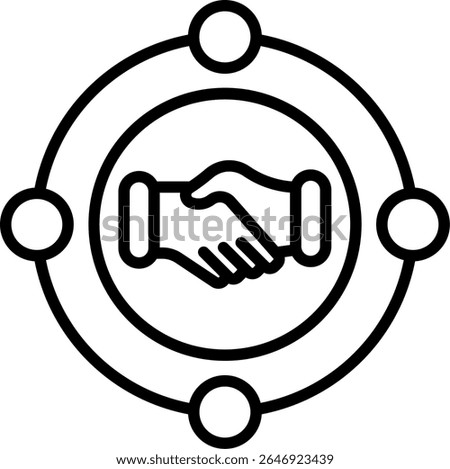Collaborative Vector Line Icon Design