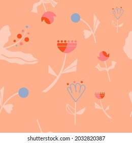 Collage contemporary floral seamless pattern set. Modern exotic design for paper, cover, fabric, interior decor.