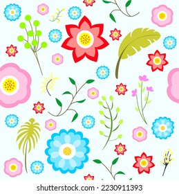 Collage de diseño floral sin soldadura