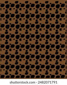 Collage contemporary orange floral and polka organic seamless dot shapes seamless pattern set. Modern exotic design for paper, cover, fabric, interior decor and other users