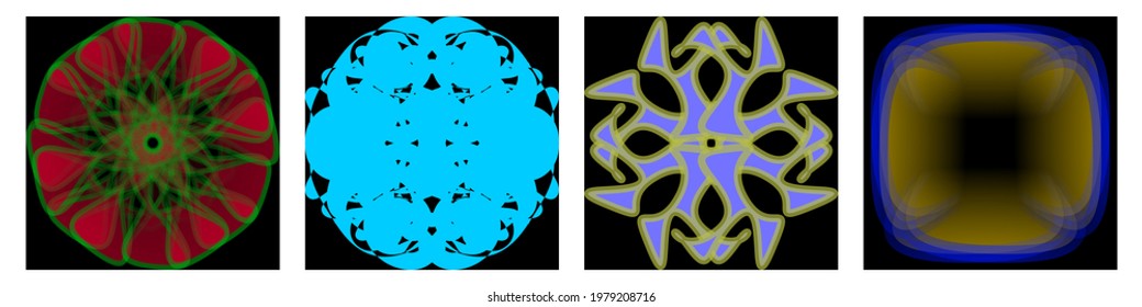 Sammle zeitgenössische nahtlose Vektormuster Set.Trendy Modern Art Design für Papier, Deckel, Stoff, Inneneinrichtung und andere Benutzer. Einzigartiges abstraktes Vektordesign, nahtloses Muster.