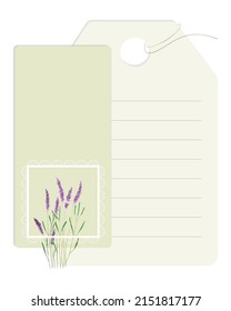 Collage To do list , planner note-take , open work lace frame , lavender acuarela, ideas, planes, recordatorios. Ilustración del vector