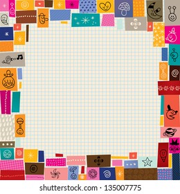 Collage Doodle Border