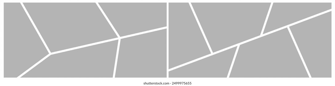 collage frame template for photos and images