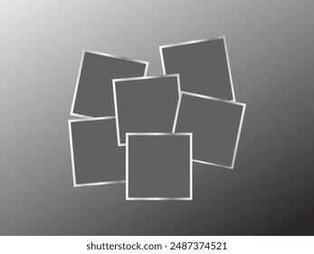Collage grid photo effect, family collage templates, photo frame collage, Templates photo collage image frames