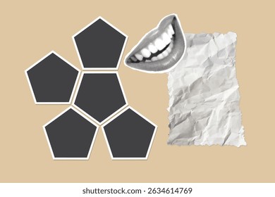 Fotokaders collage ingesteld met tekstruimte vectorfotokader, polaroidkaders realistische fotosjablonen met schaduwen