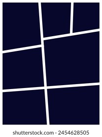 collage photo template, dark background, solid color