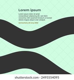 Collage photo template with pattern design