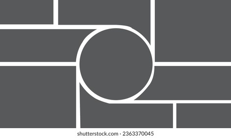 Collage for photos. Vector frame for pictures. Vector illustration, new collections.