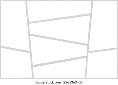 Collage for photos. Vector frame for pictures. Vector illustration, new collections.