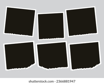 Collage for photos. Vector frame for pictures. Vector illustration, new collections.