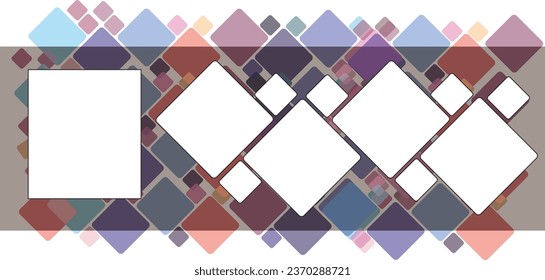 Collage for photos. Vector frame for pictures. Vector illustration, new collection
