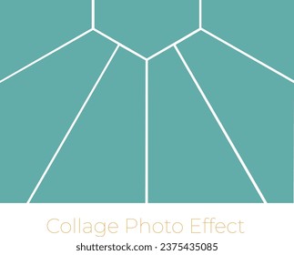 Collage for photos. Vector frame for pictures. Vector illustration