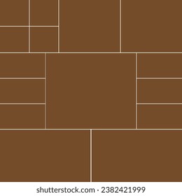 Collage for photos. Vector frame for pictures. Vector illustration