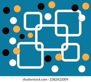 Collage for photos. Vector frame for pictures. Vector illustration