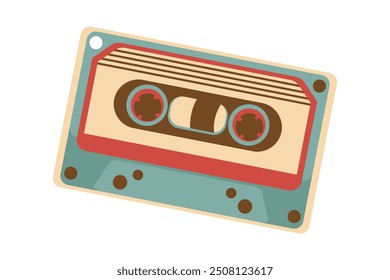 Collage Retro Flat Sticker Design