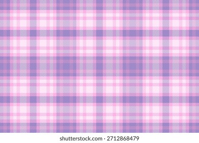 Collage texture textile background, home fabric tartan pattern. Tile check vector plaid seamless in light and pink colors palette.