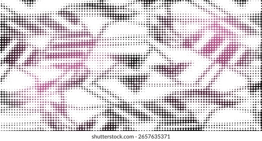 Collage of torn street posters. Abstract halftone lettering background. vector illustration. modern